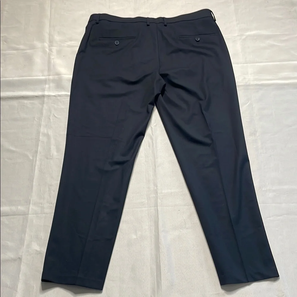 J M Haggar Classic Black Dress Pants 38 x 30 with side pockets